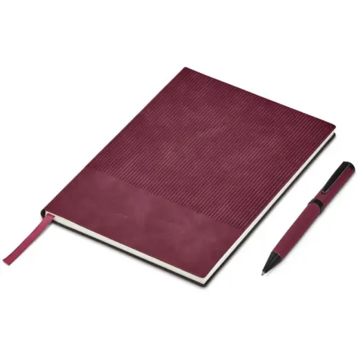 Milestone Notebook & Pen Set Maroon